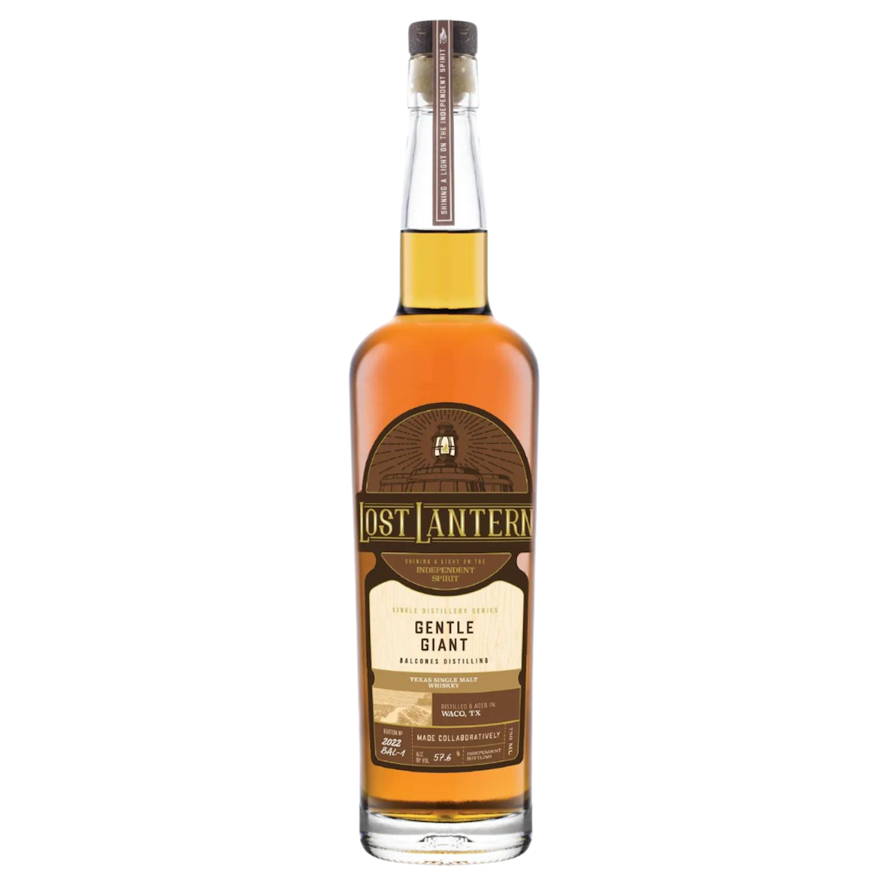 Lost Lantern Balcones 'Gentle Giant' Single Malt Whiskey