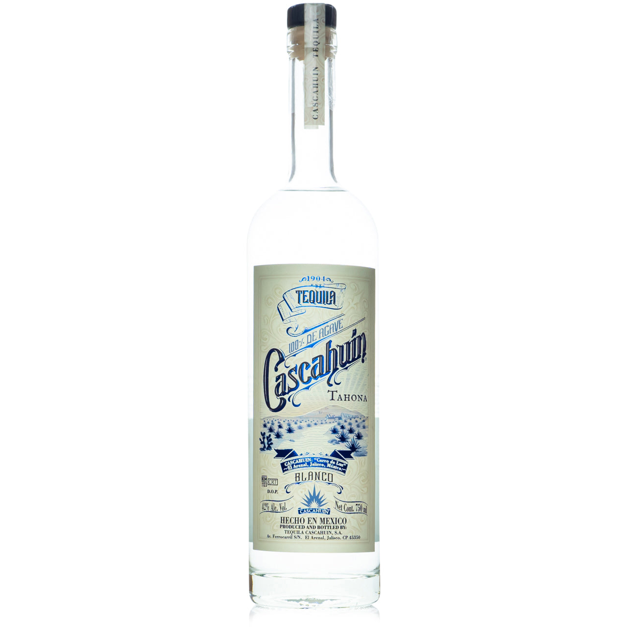 Cascahuin Tahona Blanco Tequila