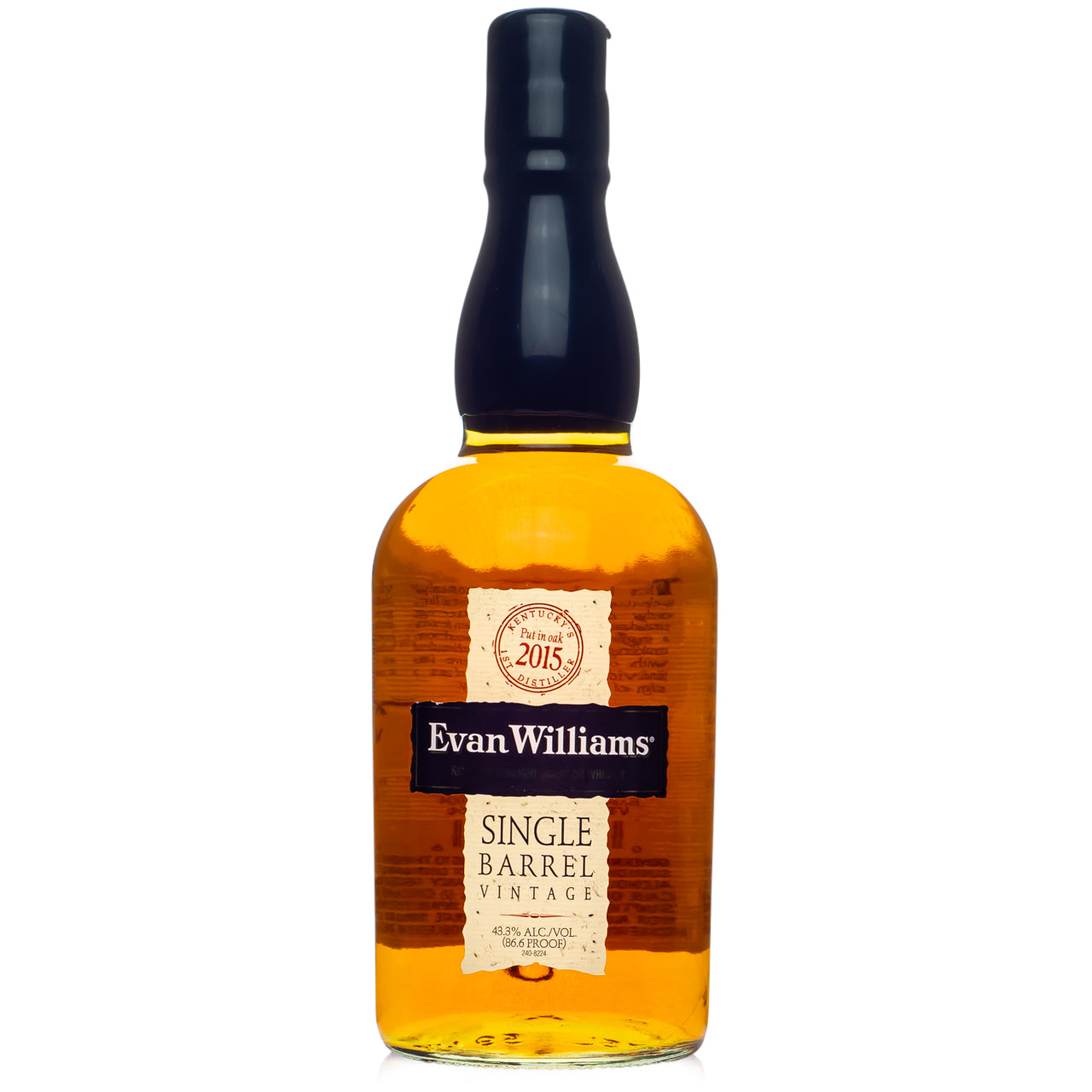 Evan Williams Single Barrel Bourbon 2015 Vintage