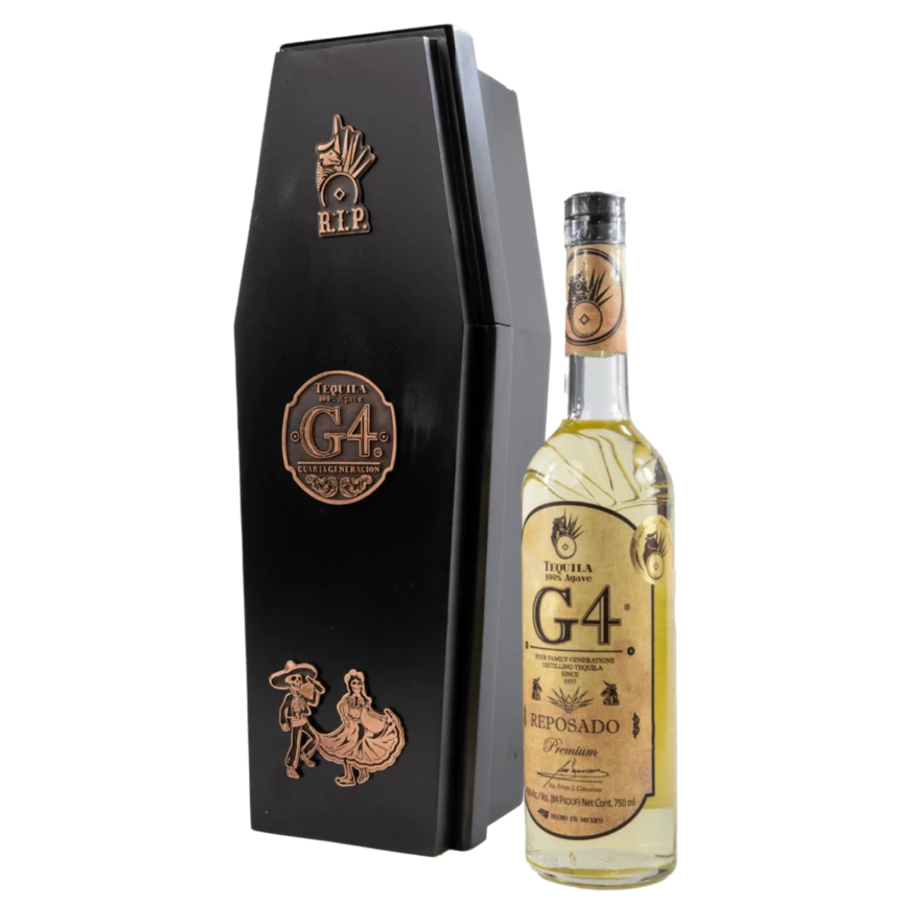 G4 Reposado de Madera Dia de Muertos Tequila