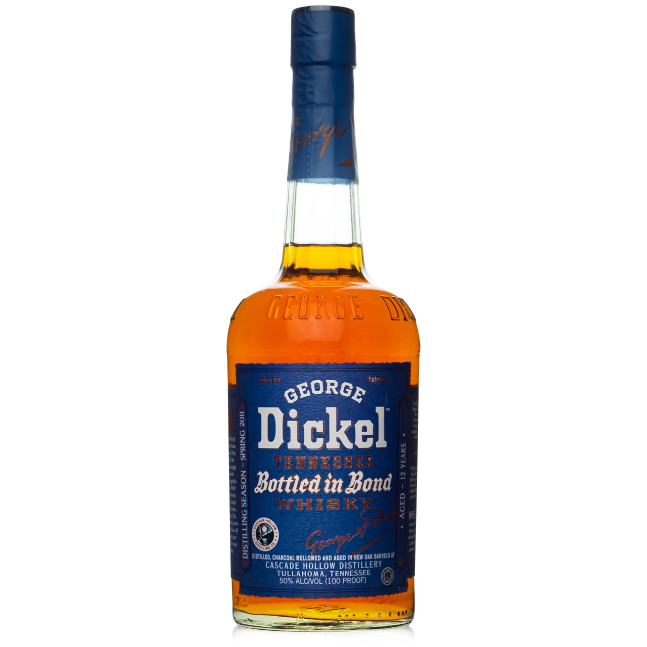 George Dickel 2023 Release 12 Year Bottled in Bond Tennessee Whiskey