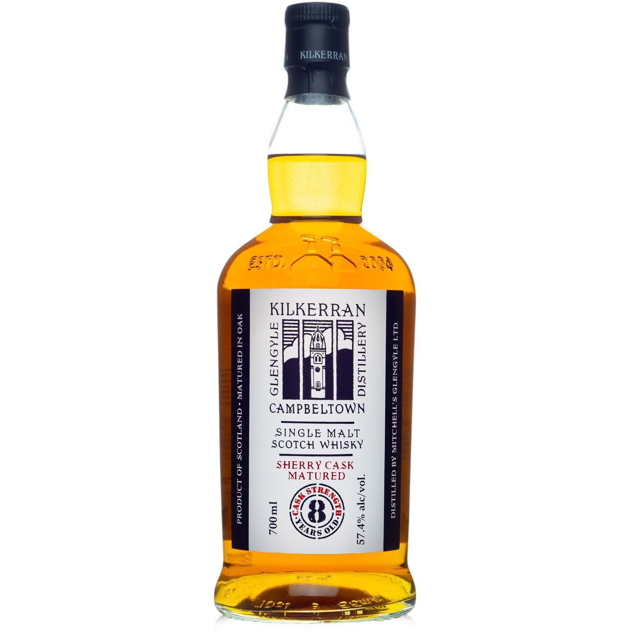 Kilkerran 8 Year Cask Strength Single Malt Scotch