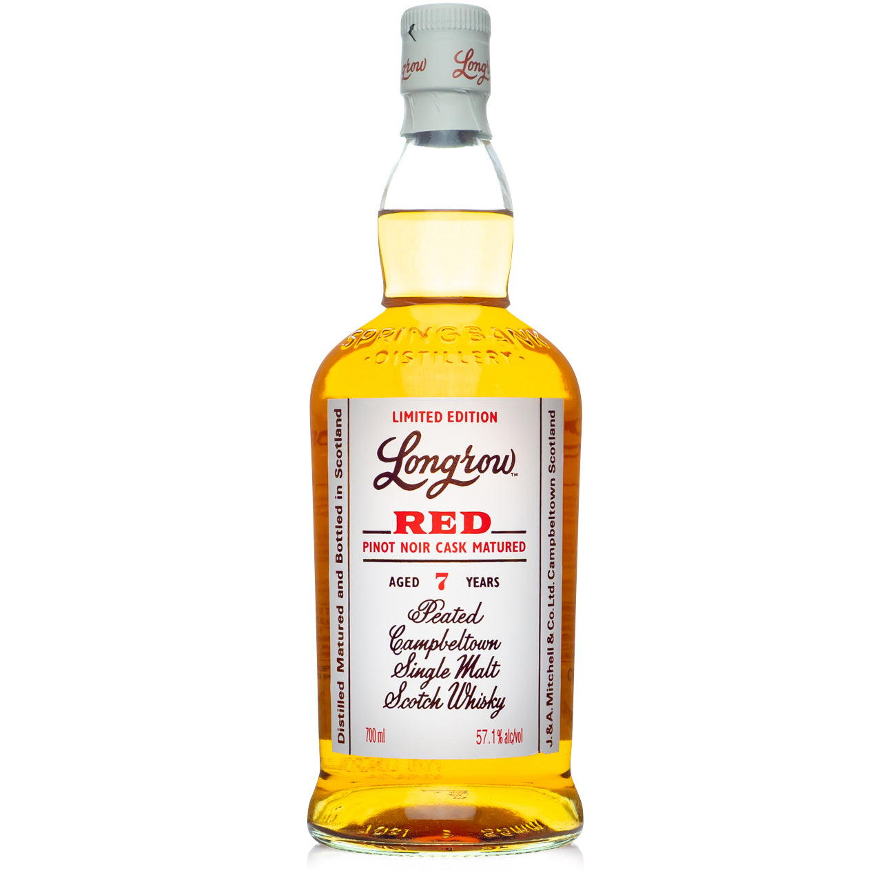 Longrow RED 7 year Pinot Noir Cask Single Malt Scotch