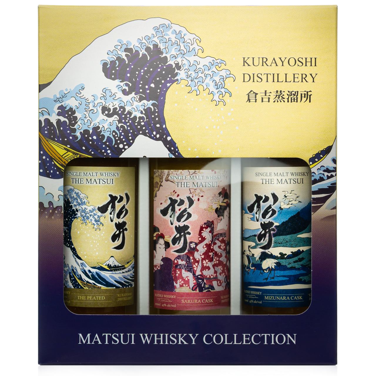 Matsui Sakura/Mizunara/Peated Whiskey Gift Pack