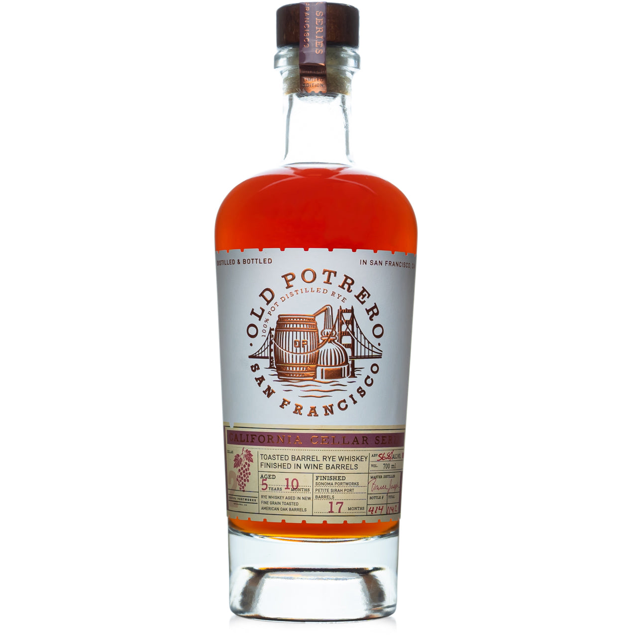 Old Potrero Cellar Series #2 Sonoma Portworks Rye Whiskey