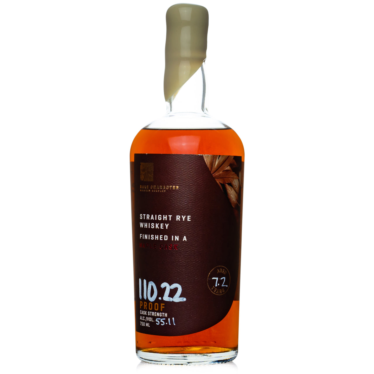 Rare Character MAP-R-467 Single Cask Straight Rye Whiskey finished in a Maple Cask