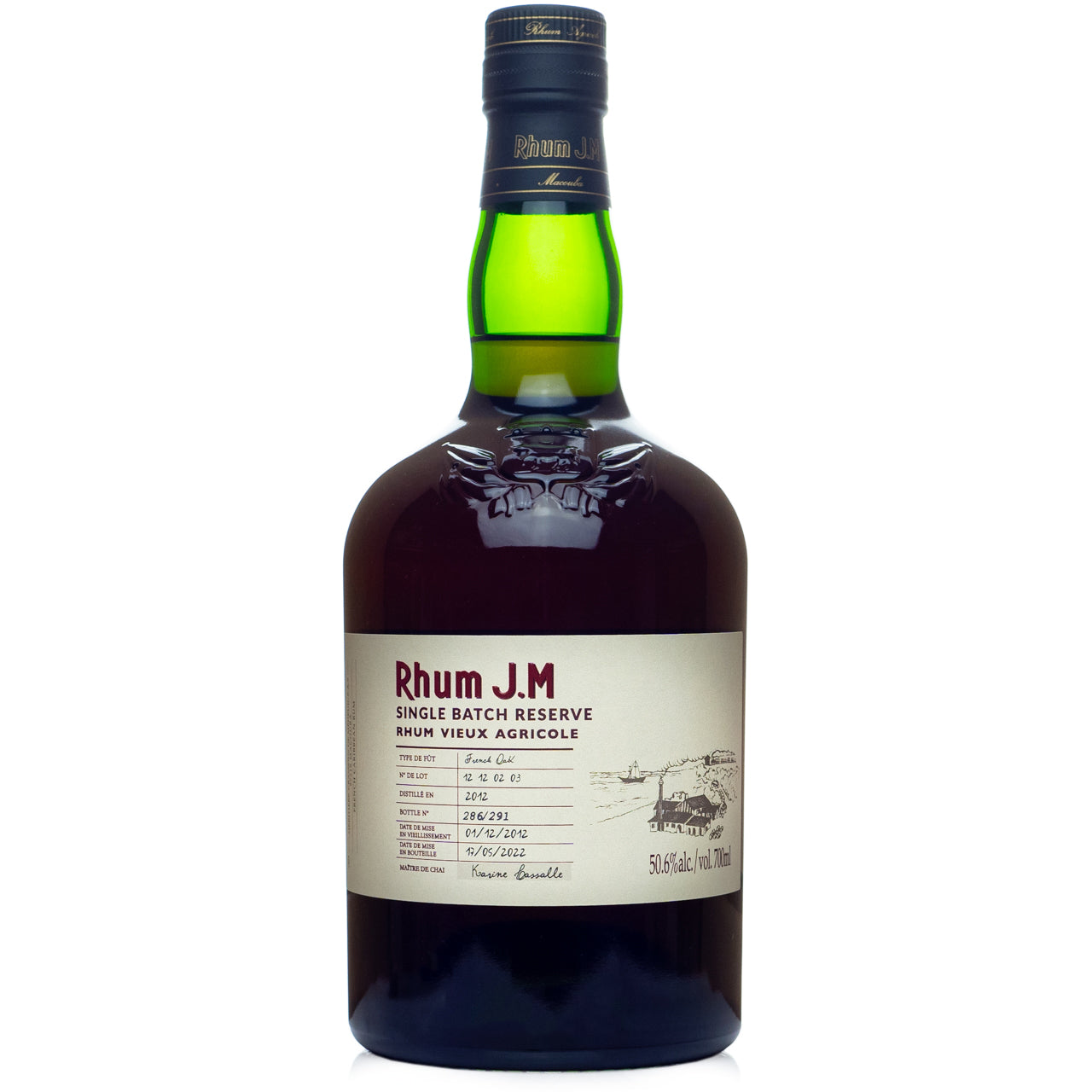 Rhum JM 2012 Single Batch 10 Year Reserve French Oak Rhum