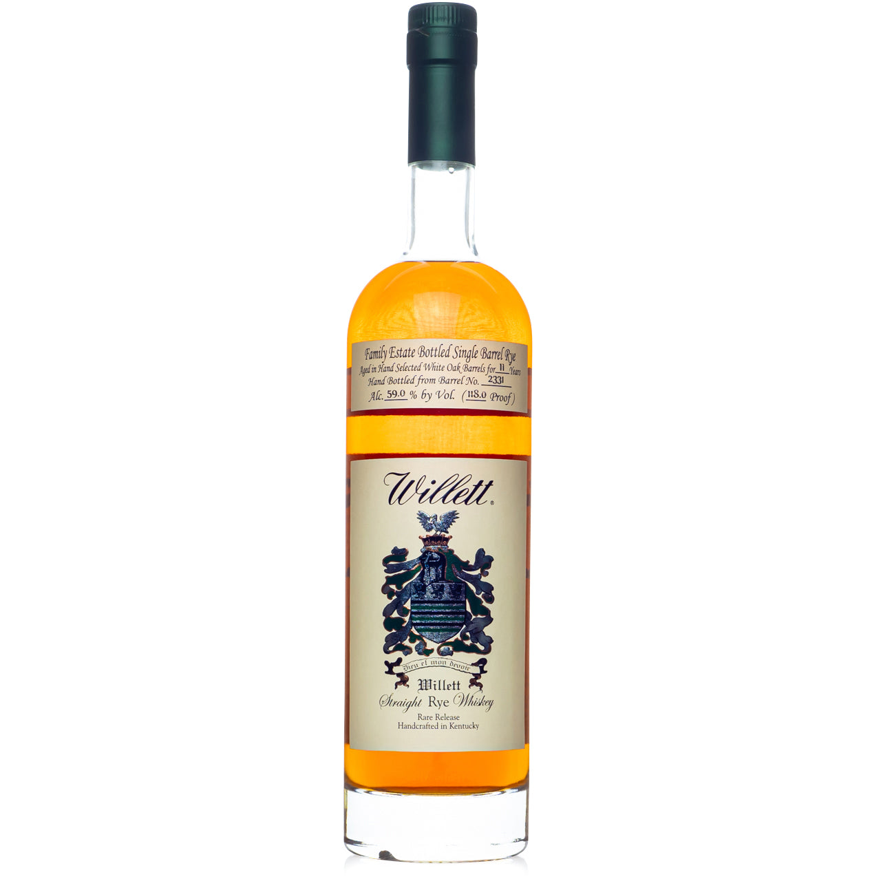 Willett Family Estate 11 Year #2331 Rye Whiskey