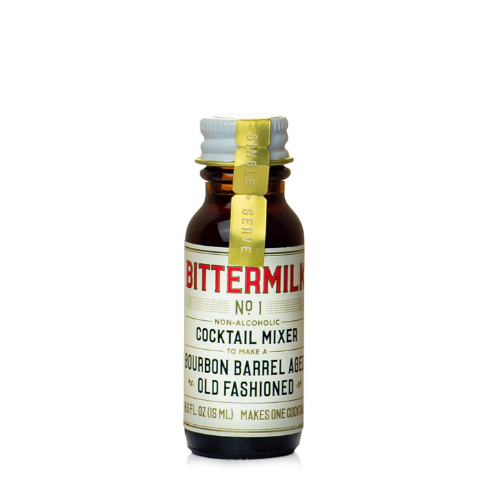 Bittermilk No.1 Bourbon Barrel Aged Old Fashioned Mix - All Natural  Handcrafted Cocktail Mixer - Old Fashioned Drink Mixer - Just Add Bourbon  or Whiskey Makes 17 Cocktails