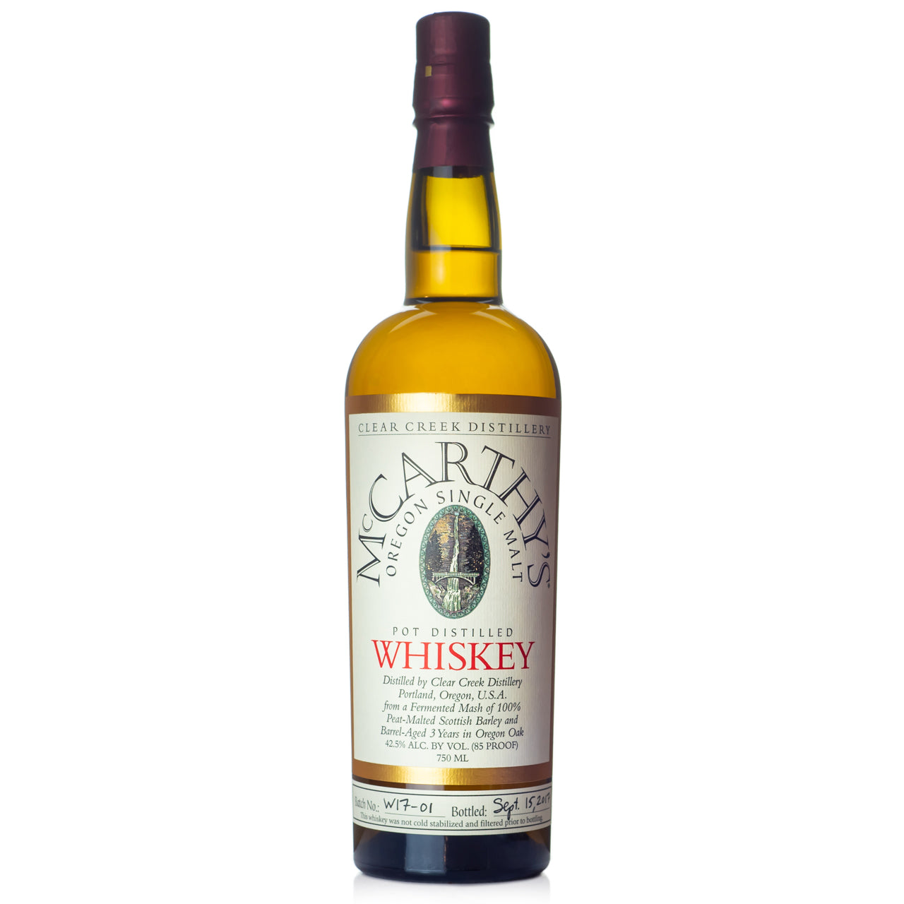 McCarthy's Oregon Single Malt Whiskey