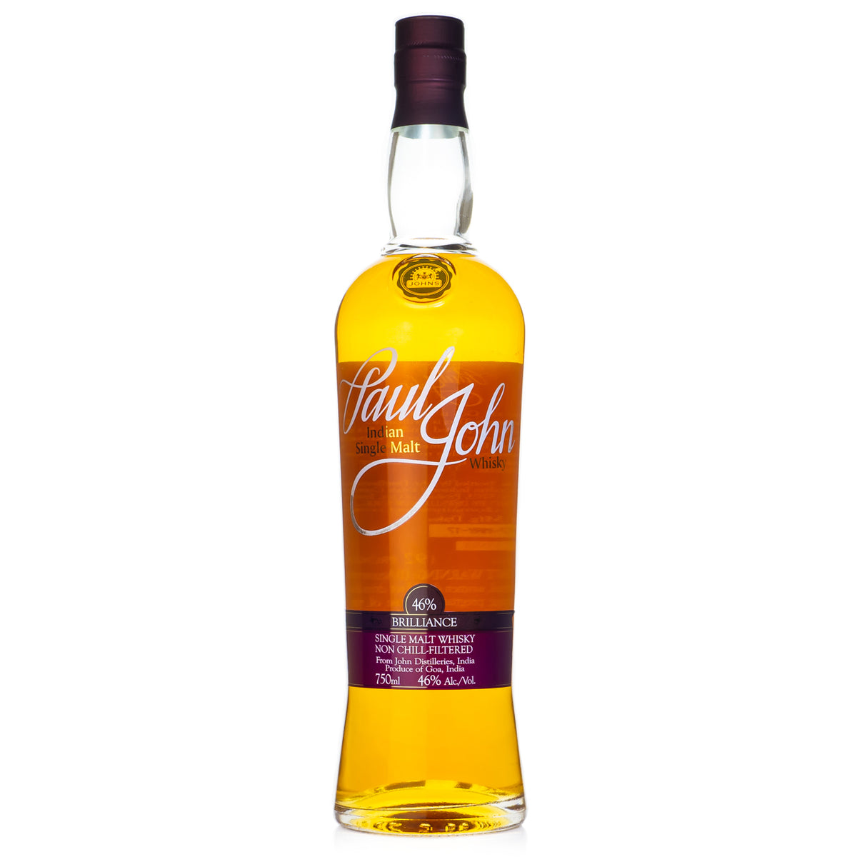 Brilliance Single Malt Whisky Indiano (non torbato) con astuccio - Paul  John Distillery