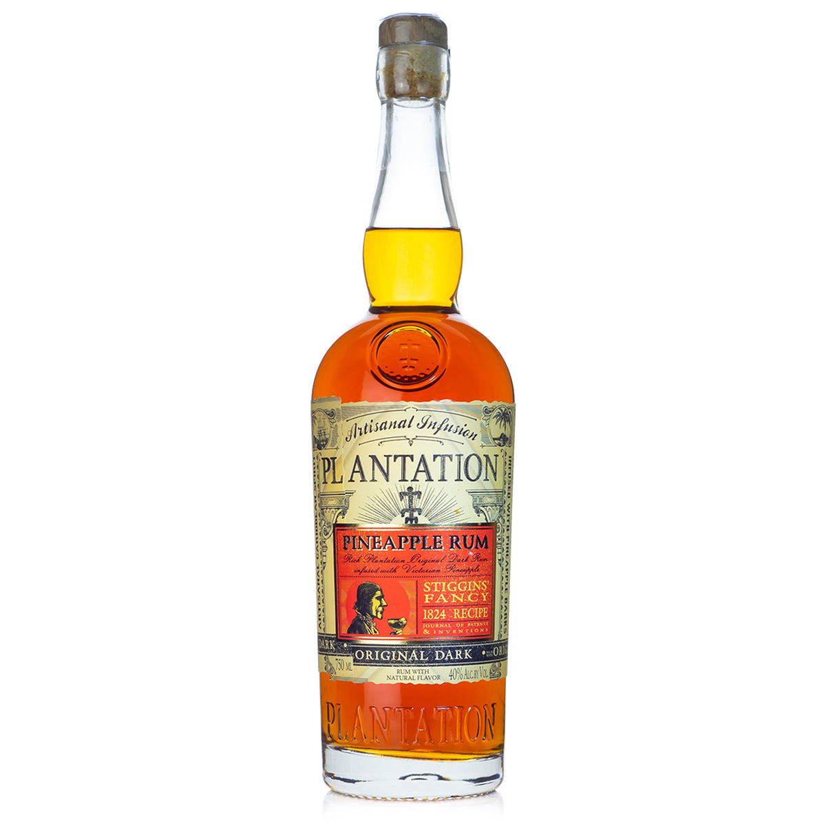 — Stiggins Plantation Rum Pineapple & Fancy Bitters Bottles