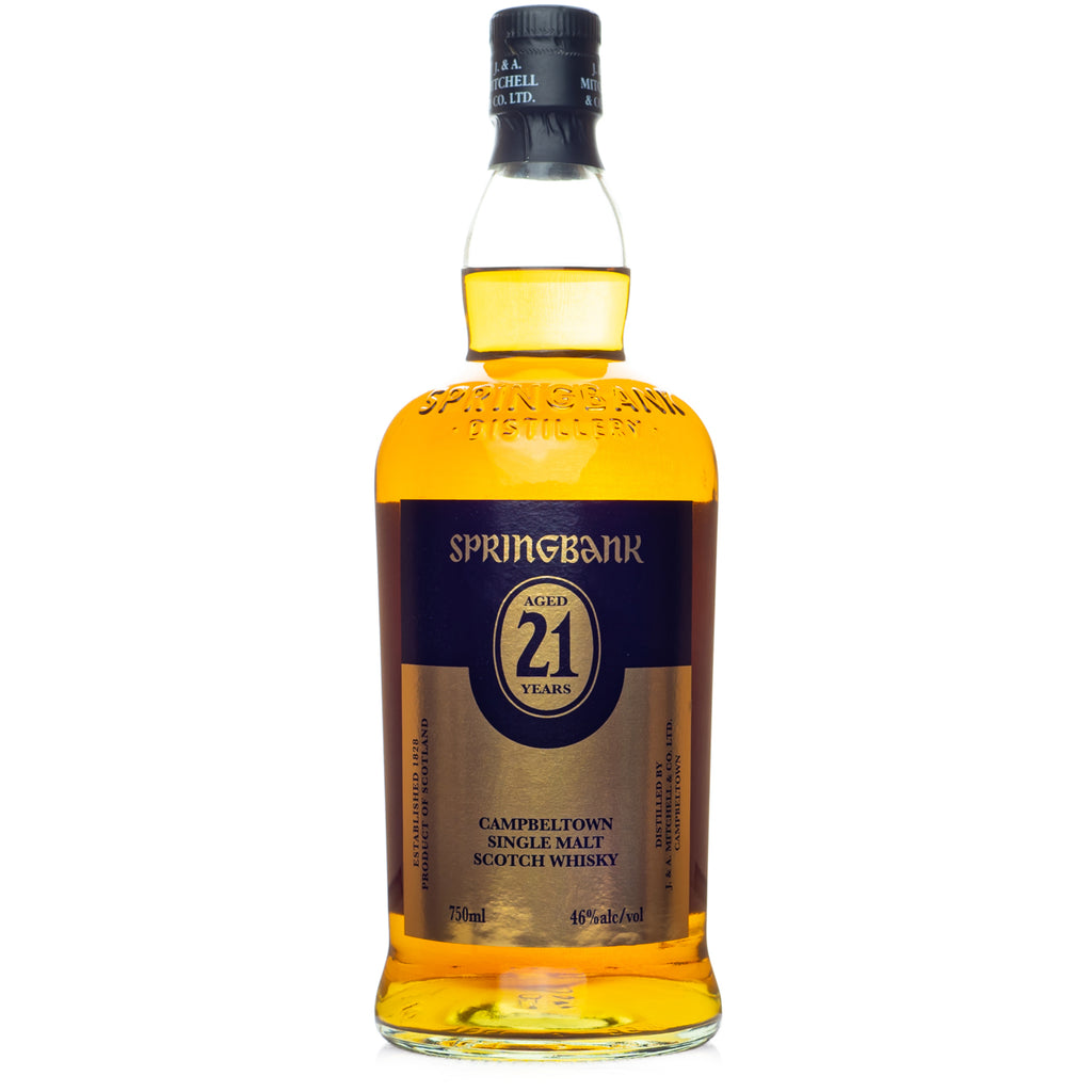 Springbank 21years old Label 空瓶 - 飲料/酒